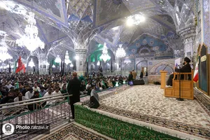 اجتماع بزرگ زائران اردوزبان در حرم مطهر رضوی