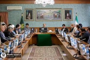 مراسم تکریم و معارفه رئیس مرکز خادمیاری و کانون&zwnj;های خدمت رضوی