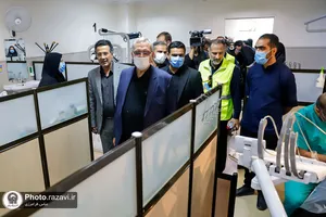 بازدید وزیر بهداشت از دارالشفای امام رضا علیه&zwnj;السلام