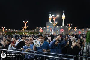آئین بزرگداشت رهبر شهید انقلاب اسلامی در حرم مطهر رضوی