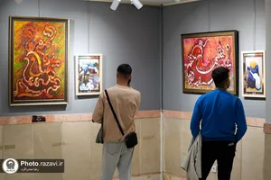 نمایشگاه نقاشی&zwnj;خط &laquo;غزه در خون&raquo;