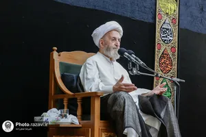 حضور آیت&zwnj;الله&zwnj;العظمی سبحانی در مدرسه دارالعلم