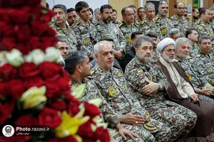 تشرف فرمانده نیروی پدافند هوایی ارتش جمهوری اسلامی ایران به حرم مطهر رضوی