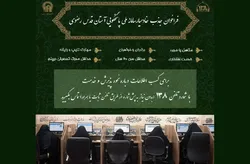 اعلام فراخوان جذب خادمیار در سامانه ملی پاسخگویی 138 آستان قدس رضوی
