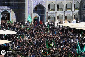 عزاداری روز شهادت امام رضا علیه&zwnj;السلام در حرم مطهر رضوی