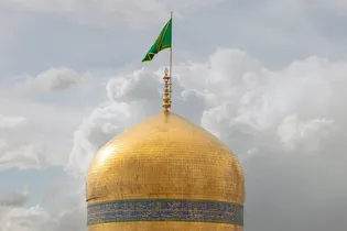 عکس با کیفیت: گنبد حرم امام رضا علیه السلام