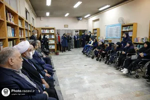 حضور تولیت آستان قدس رضوی در آسایشگاه شهید فیاض بخش مشهد