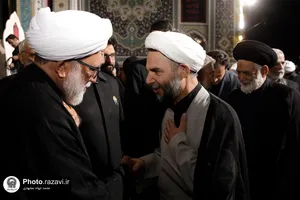 آیین خطبه خوانی شب شهادت امام رضا علیه السلام در حرم مطهر رضوی -2