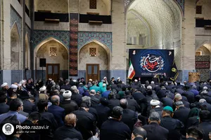 عزاداری عاشورای حسینی با حضور تولیت آستان قدس رضوی