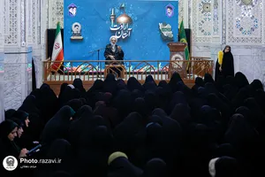 تشرف فعالان فضای مجازی سازمان بسیج مستضعفین به حرم مطهر رضوی