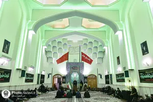 عزاداری شهادت حضرت زهرا سلام&zwnj;الله علیها در حسینیه امام رضا علیه&zwnj;السلام
