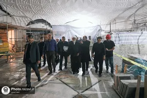 بازدید تولیت آستان قدس رضوی از پروژه رواق زیرسطحی امام حسین علیه&zwnj;السلام