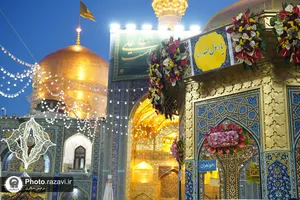 حال و هوای حرم مطهر رضوی در روز عید غدیر