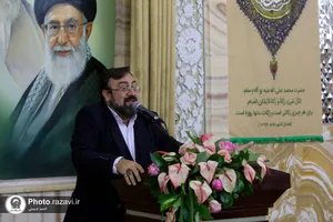 جشن عید مبعث در حرم مطهر رضوی