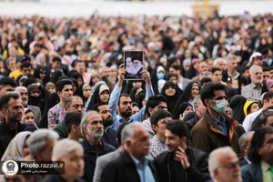مراسم سخنرانی نوروزی رهبر معظم انقلاب اسلامی در حرم مطهر رضوی - 1