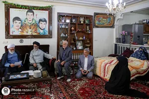 دیدار تولیت آستان قدس رضوی با خانواده شهیدان صبوری