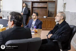 بازدید علی لاریجانی از فعالیت&zwnj;های عمرانی حرم مطهر رضوی