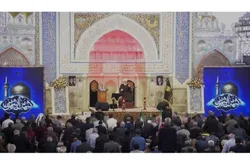 اقامه عزای زائران حرم مطهر رضوی در شام شهادت امام صادق (ع)