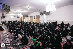 اجرای نیت موقوفه مهدی قلی خان قرایی در حرم مطهر رضوی