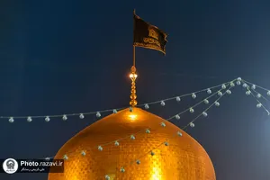 حال و هوای حرم مطهر رضوی در شب شهادت حضرت معصومه(س)