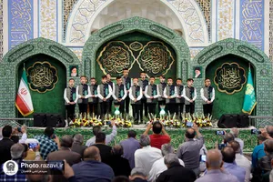 جشن میلاد پیامبر اکرم و امام صادق علیهما السلام در رواق امام خمینی حرم مطهر رضوی