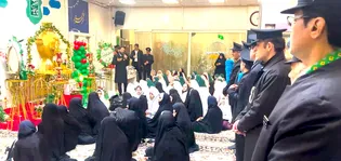 تداوم سنت حسنه؛ توزیع کاپشن‌های متبرک آستان قدس به دانش‌آموزان در حرم مطهر
