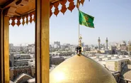 پرچم گنبد و پوش ضریح مطهر در سوم ربیع‌الاول تعویض می‌شود