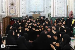 اشک‌های عاشورایی بانوان عرب‌زبان در حرم امام رضا (ع)