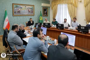 نشست پایش عملکرد هشت ماهه بنیاد کرامت آستان قدس رضوی
