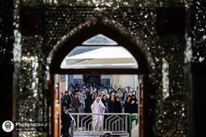 اقامه نماز عید سعید قربان در حرم مطهر رضوی-١