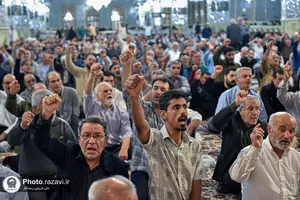 مراسم بزرگداشت شهید حجت&zwnj;الاسلام سیدحسن نصرالله در حرم مطهر رضوی