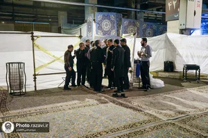 بازدید قائم مقام تولیت آستان قدس رضوی از مواکب اطراف حرم مطهر رضوی