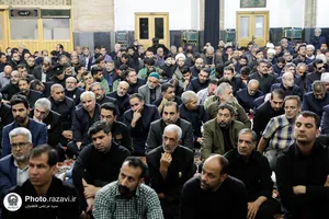 عزاداری روز شهادت امام صادق علیه&zwnj;السلام در حرم مطهر رضوی