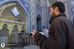 تشرف کاروان ناشنوایان خراسان شمالی به حرم مطهر رضوی