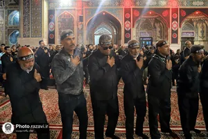 عزاداری هیئت&zwnj;های مذهبی استان هرمزگان در حسینیه حرم