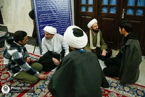 مراسم اعتکاف رجبیه در حرم مطهر رضوی