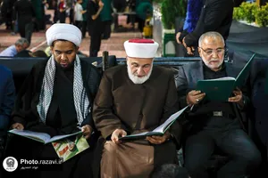 آئین بزرگداشت رهبر شهید انقلاب اسلامی در حرم مطهر رضوی-4

