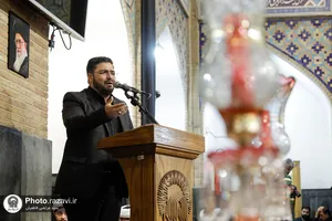 عزاداری روز شهادت امام صادق علیه&zwnj;السلام در حرم مطهر رضوی
