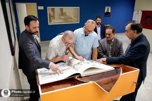 بازدید رئیس کتابخانه غازی خسروبیک از موسسات فرهنگی آستان قدس رضوی