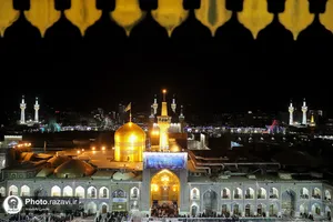 طنین&zwnj; الله اکبر در حرم مطهر رضوی