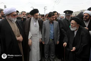 تشییع پیکر آیت الله شیخ حبیب الله احمدی
