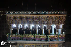 گلبانگ الله اکبر در حرم مطهر رضوی