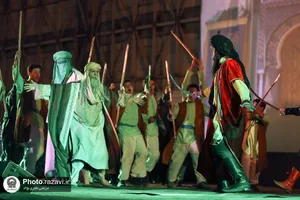 حضور تولیت آستان قدس رضوی در نمایش آیینی آسمان هشتم