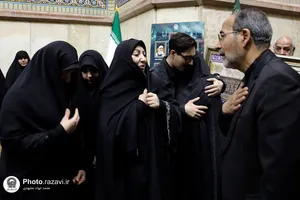 دیدار خانواده شهیدان امیرعبداللهیان و رحمتی با تولیت آستان قدس رضوی