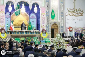 آیین خطبه&zwnj;خوانی خادمان عتبات مقدس ایران اسلامی