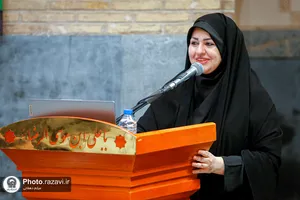 جلسه دفاع از پایان&zwnj;نامه در حرم مطهر رضوی