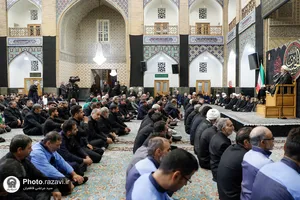 مراسم عزاداری حضرت اباعبدالله الحسین علیه السلام از سوی تولیت آستان قدس رضوی-1