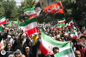 راهپیمایی جمعه خشم و نصر مردم مشهد