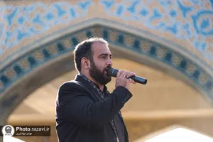 عزاداری خدام در روز شهادت امام رضا علیه السلام
