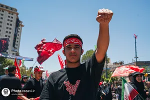 تشییع پیکر رهبر شهید انقلاب در مشهد مقدس-4